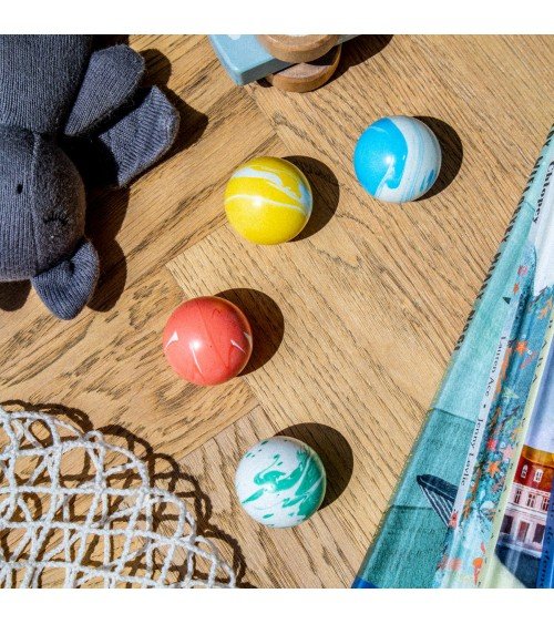 Pomello per mobile in legno di Faggio Giallo - maniglia design