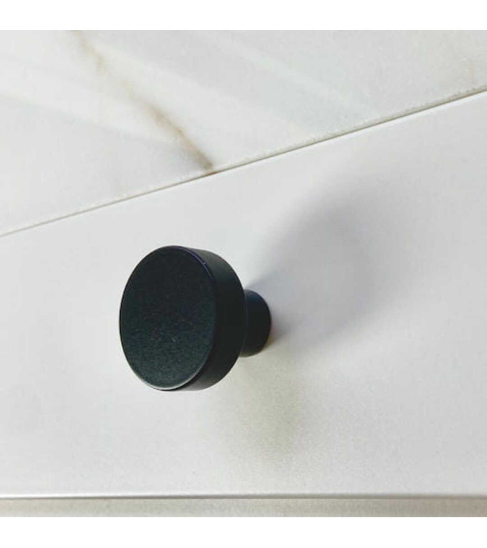Pomello per mobile nero in acciaio inossidabile maniglia design