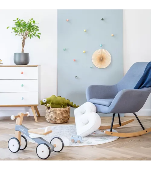 Pomello per mobile in legno di faggio Aqua design
