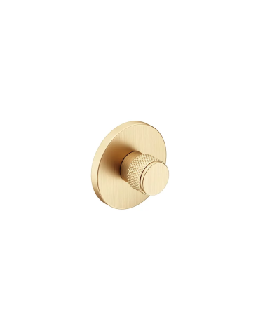 Rosetta con texture oro opaco Time maniglia design