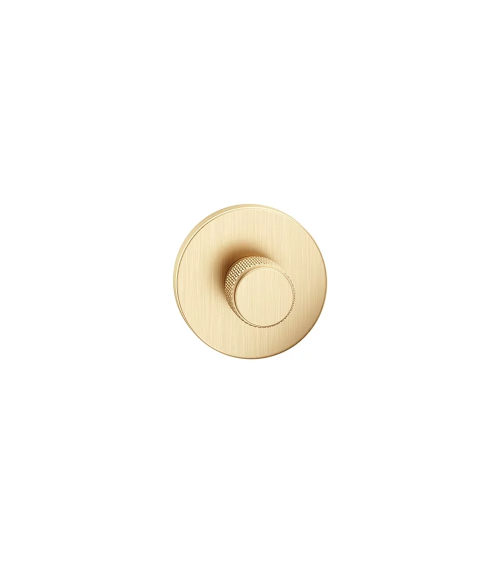 Rosetta con texture oro opaco Time maniglia design