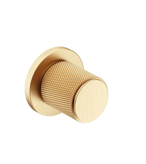 Pomolo porta texturizzato oro opaco Time design maniglia