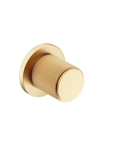 Pomolo porta texturizzato oro opaco Time design maniglia