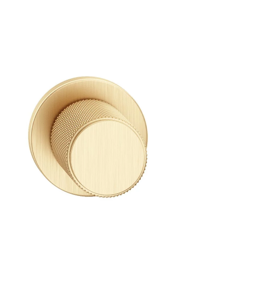 Pomolo porta texturizzato oro opaco Time design maniglia