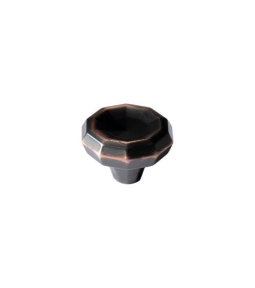 Pomello per mobile bicolore bronzo e rame CAMPANA maniglia design