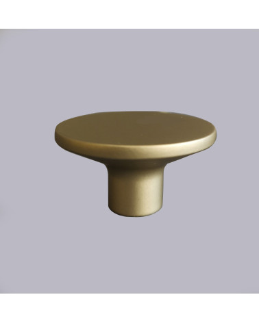 Pomolo per mobile oro opaco ASTRO maniglia design vista frontale