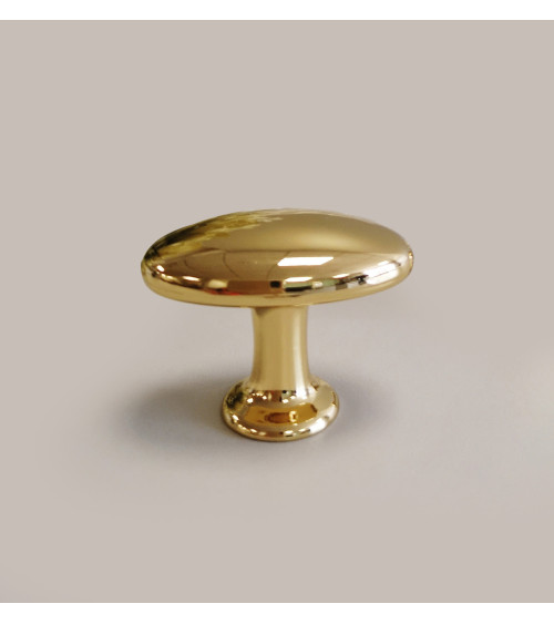 Pomello per mobile oro lucido NAPOLI design