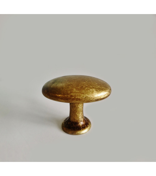 Pomello per mobile patina su ottone NAPOLI design