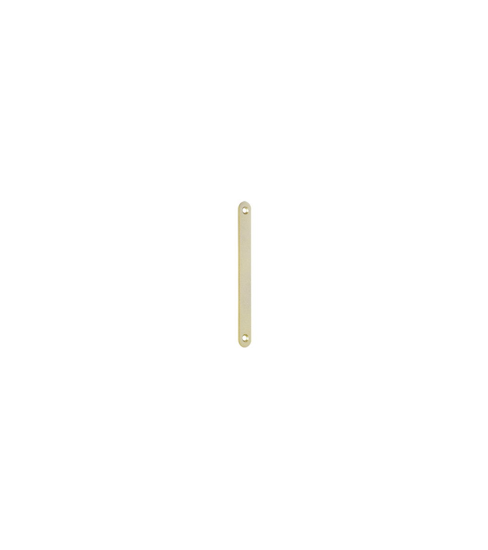 Placca per porta scorrevole colore oro satinato