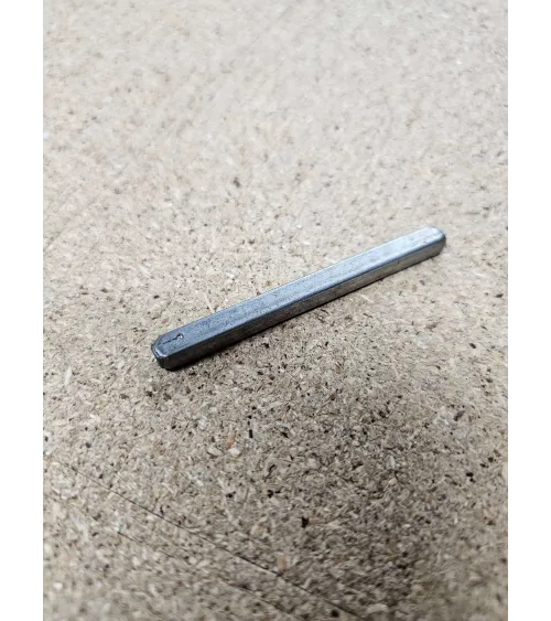 Asta quadra da 6mm di spessore per WC
