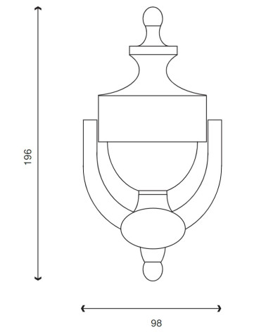 Battiporta design VICTORIAN