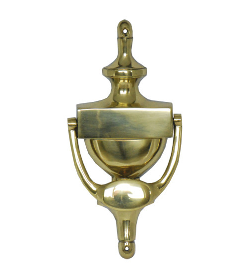 Battiporta in ottone VICTORIAN colore ottone lucido verniciato