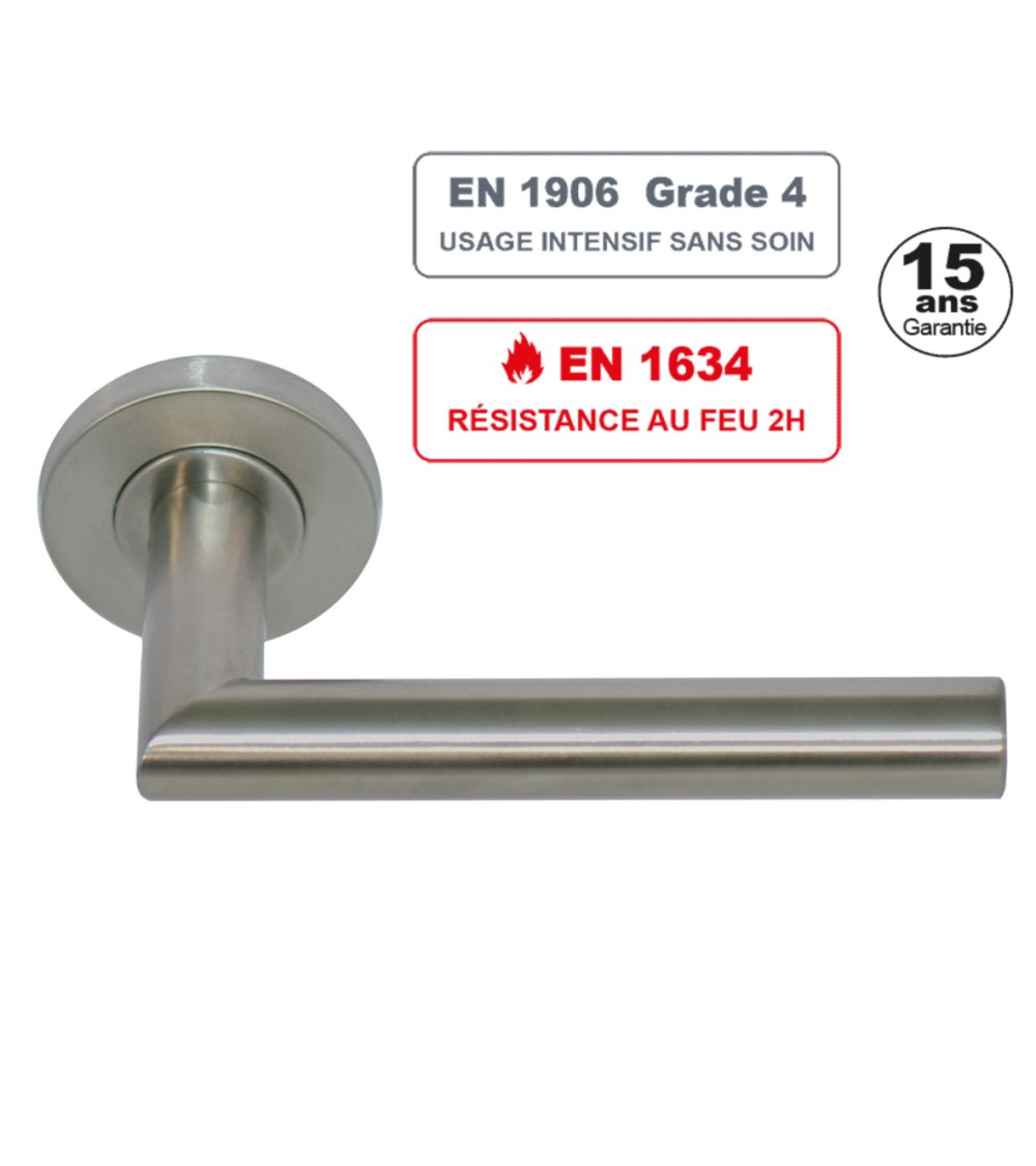 Maniglia per porta ALTESSE in acciaio inox 304 Grado 4 resistente al fuoco