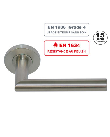 Maniglia per porta ALTESSE in acciaio inox 304 Grado 4 resistente al fuoco