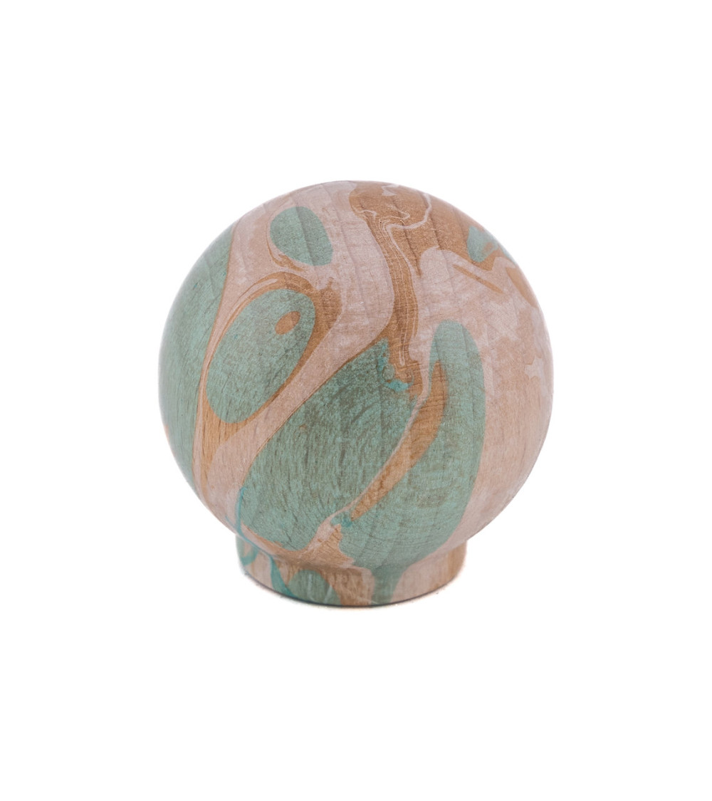 Pomello per mobile in legno di faggio Acqua Ebru
