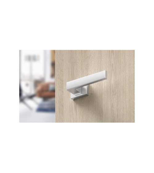 Maniglia per porta cromo satinato Focus maniglia design