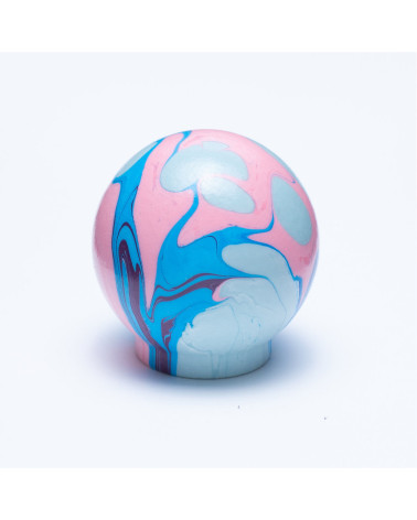 Pomello per mobile in legno di faggio Raggi rosa elettrici Ebru