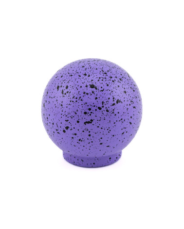 Pomello per mobile in legno di faggio viola e nero Misto