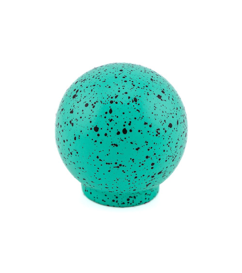 Pomello per mobile in legno di faggio verde chiaro e nero Misto