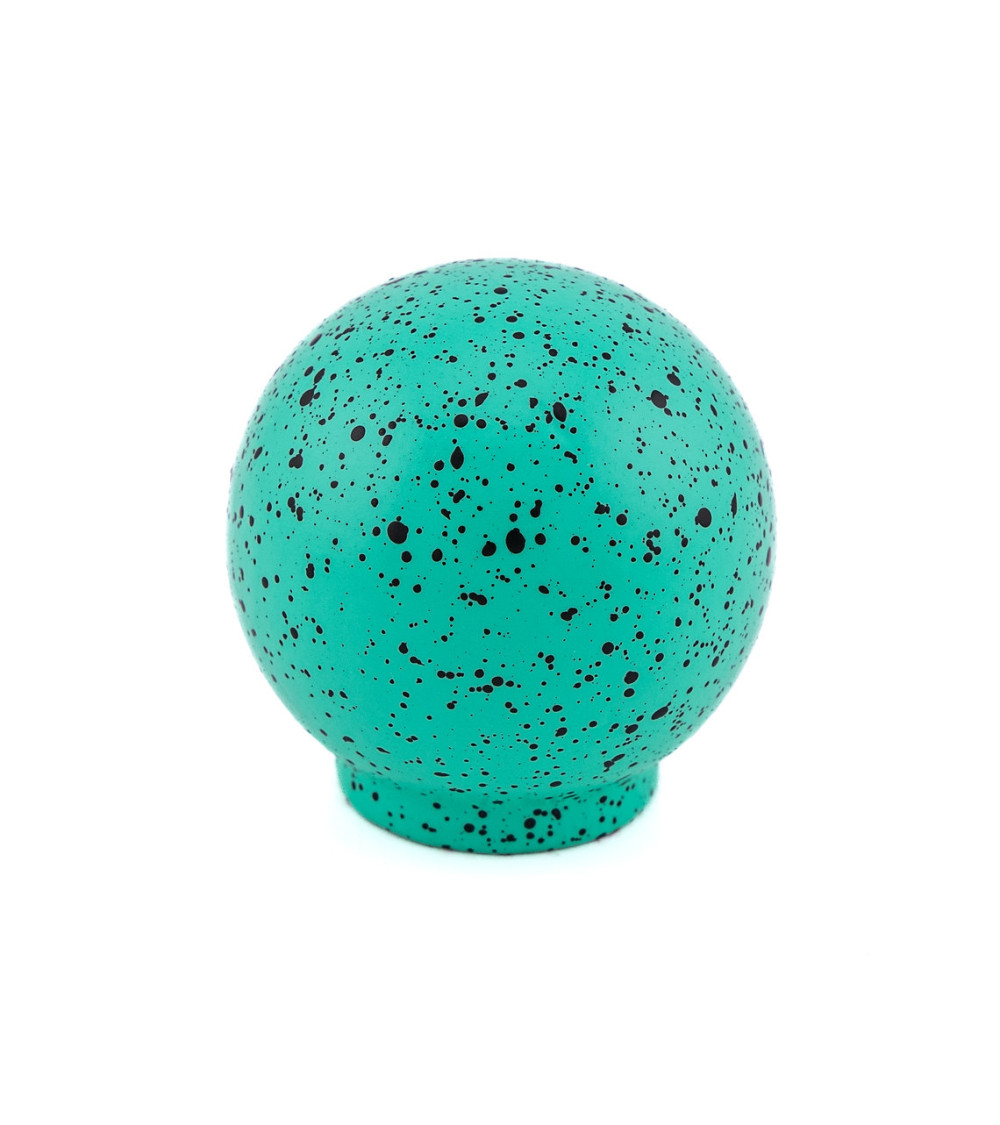 Pomello per mobile in legno di faggio verde chiaro e nero Misto