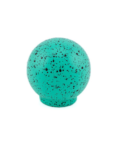 Pomello per mobile in legno di faggio verde chiaro e nero Misto