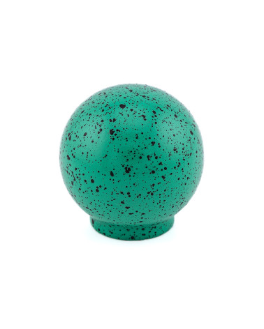 Pomello per mobile in legno di faggio verde e nero Misto