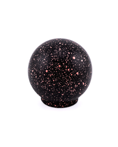 Pomello per mobile in legno di faggio nero e rosa scuro Misto