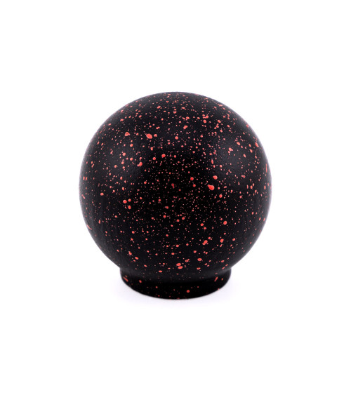 Pomello per mobile in legno di faggio nero e rosso Misto