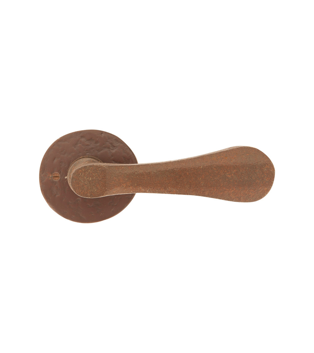 Maniglia per porta ruggine in ferro 289 - maniglia design