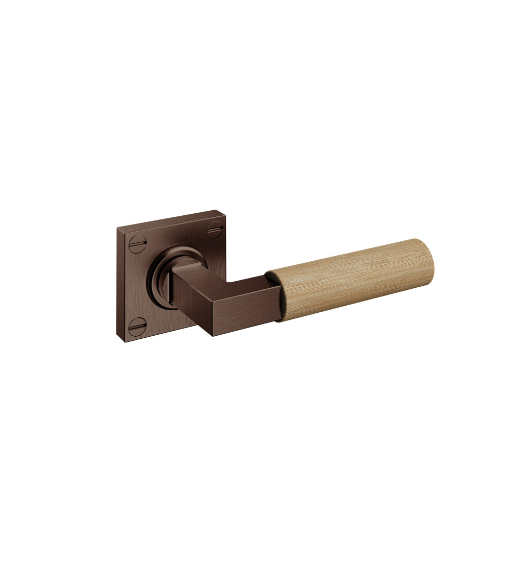 Maniglia di porta in legno Bauhaus - rovere