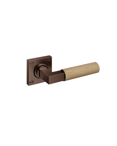 Maniglia di porta in legno Bauhaus - rovere