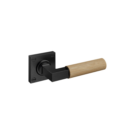 Maniglia di porta in legno Bauhaus - rovere