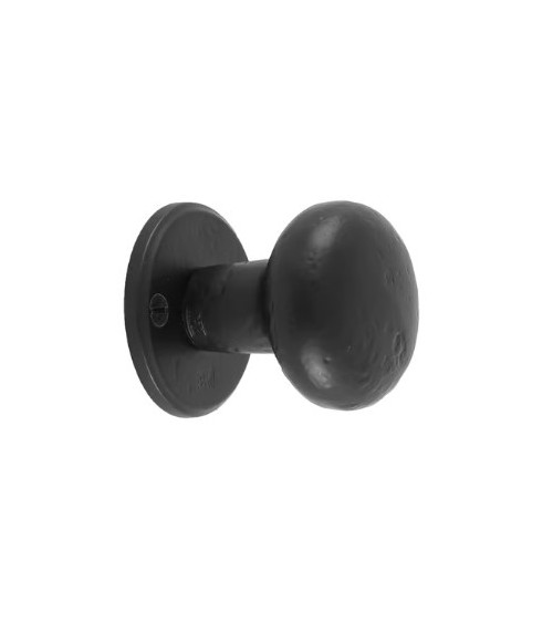 COPPIA POMOLO PER PORTA PHR /50 FERRO INVECCHIATO - NERO (VO) 45mm