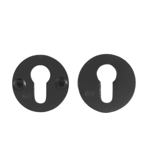 SET ROSETTA DI SICUREZZA /50 FERRO INVECCHIATO - NERO (VO)