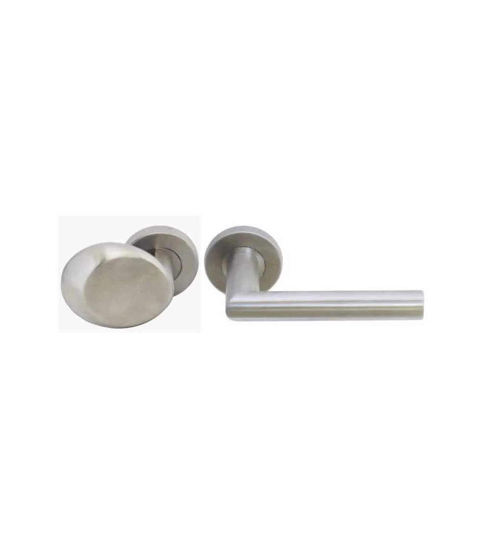 Set di maniglie per pianerottolo in inox per uso intensivo - modello Altesse/Amande