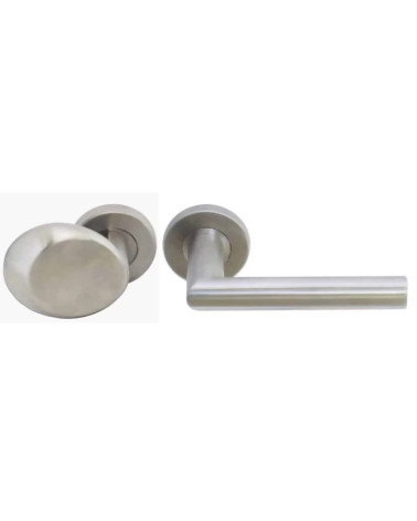 Set di maniglie per pianerottolo in inox per uso intensivo - modello Altesse/Amande