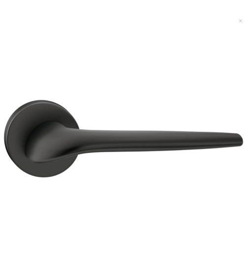 Maniglie per porta nera SOFT rotonda