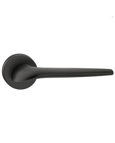 Maniglie per porta nera SOFT rotonda