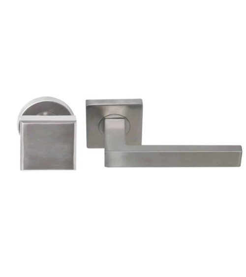 Set di maniglie da pianerottolo in acciaio inox massiccio per uso intensivo - modello Majestea/Quatre