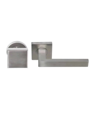 Set di maniglie da pianerottolo in acciaio inox massiccio per uso intensivo - modello Majestea/Quatre