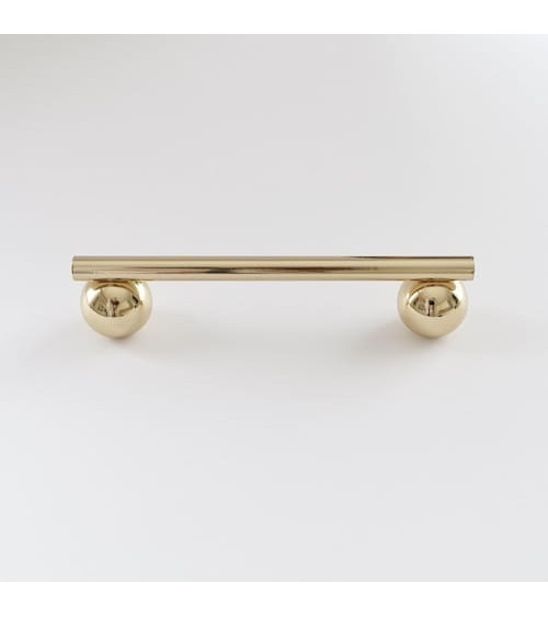 Maniglia per mobile in ottone lucido modello 04