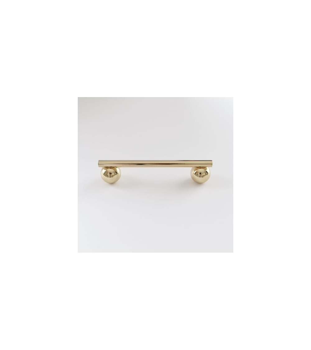 Maniglia per mobile in ottone lucido modello 04