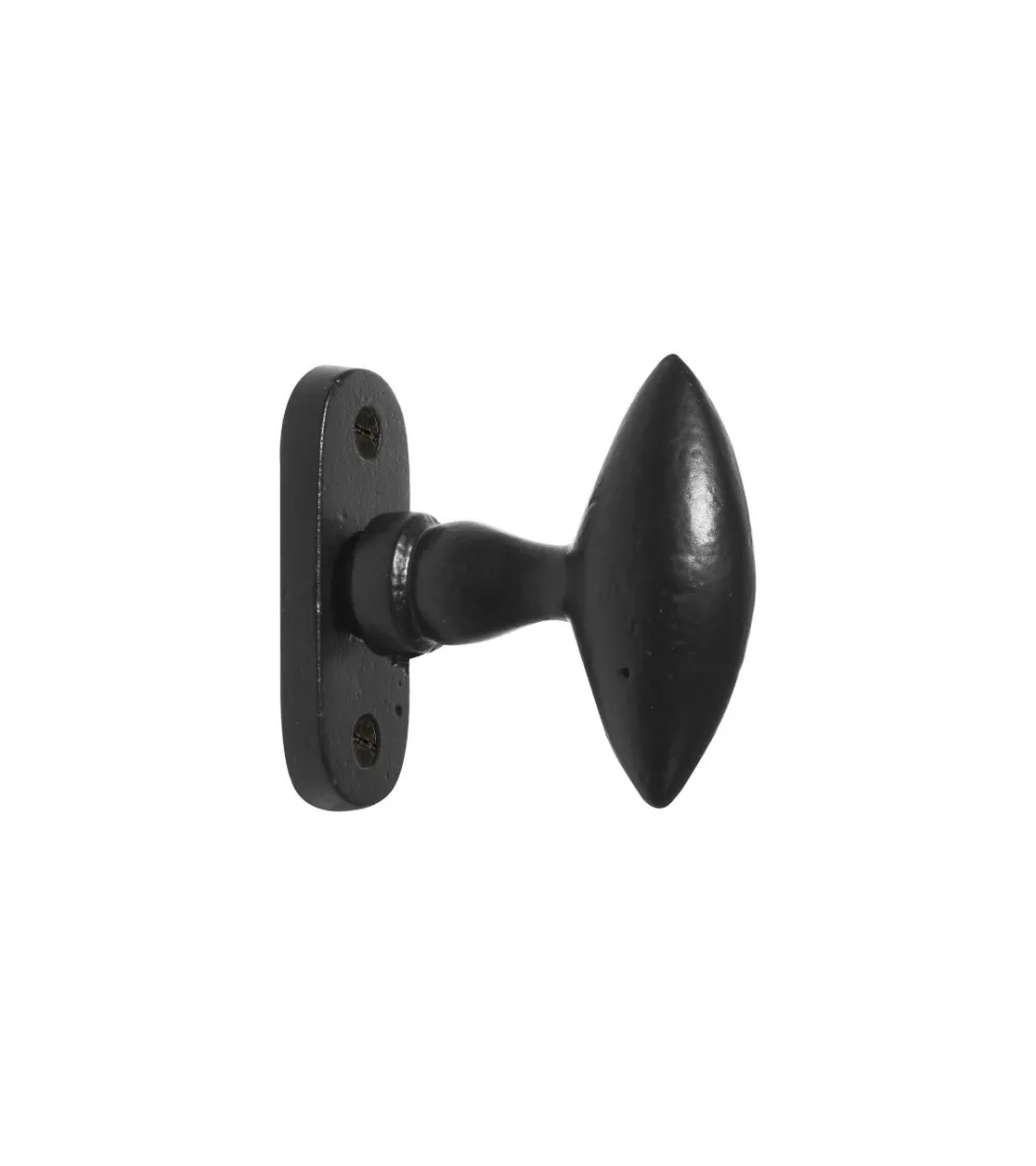 Maniglia per porta retro - industriale in ferro 254 ovale - maniglia design