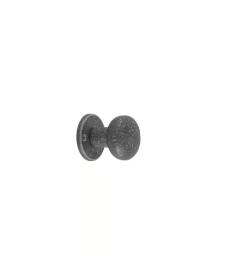 COPPIA POMOLO PER PORTA PHR /50 FERRO INVECCHIATO - NERO (VO) 45mm