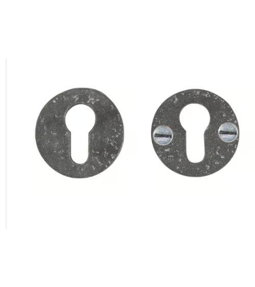 SET ROSETTA DI SICUREZZA /50 FERRO INVECCHIATO - NERO (VO)