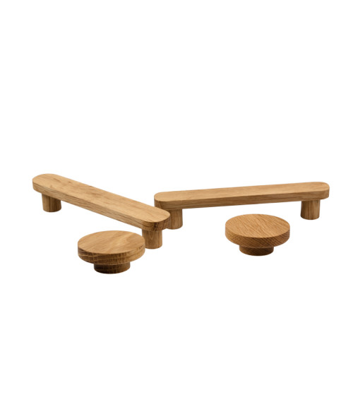 Maniglia per mobile Basic allungata in legno