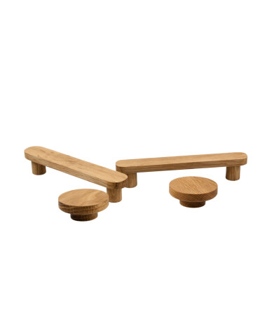 Maniglia per mobile Basic allungata in legno