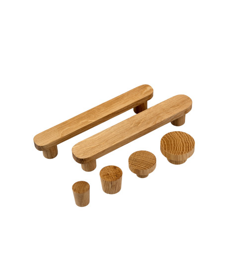 Maniglia per mobile Basic allungata in legno
