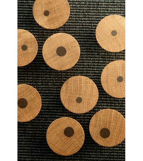 Pomello per mobile INALY 2 in legno