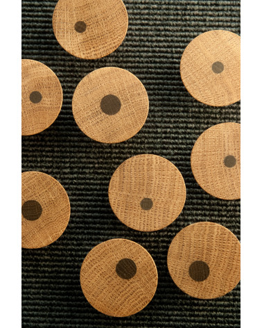 Pomello per mobile INALY 2 in legno